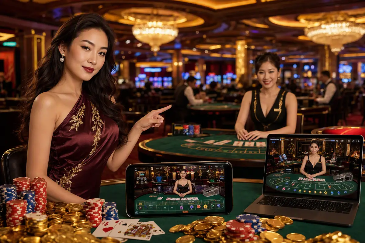 ram98 Live Casino ဒီလာနှင့် ကစားနည်းများ